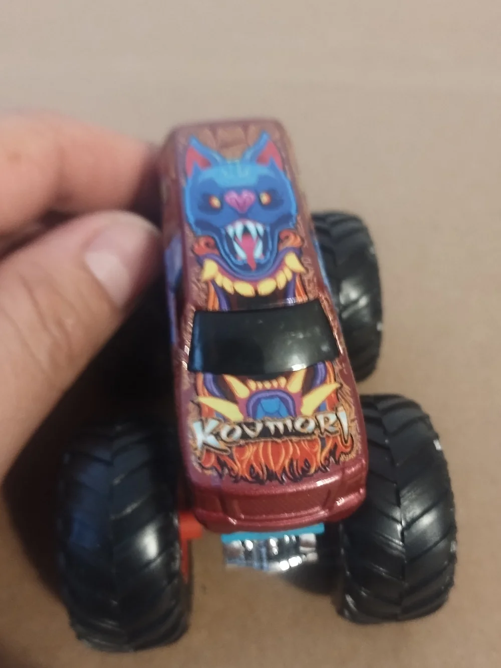Hot Wheels Monster Trucks KOUMORI Monster Truck 1:64 Die cast metal and plastic